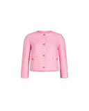 PATOU CROPPED TWEED JACKET PRIMROSE PINK
