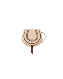 CHLOÉ RAFFIA MARCIE SADDLE BAG