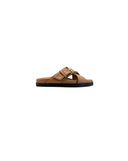 BARBARA BUI SLIDES LEATHER CAMEL