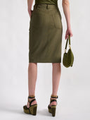 BARBARA BUI CARGO SKIRT GREEN