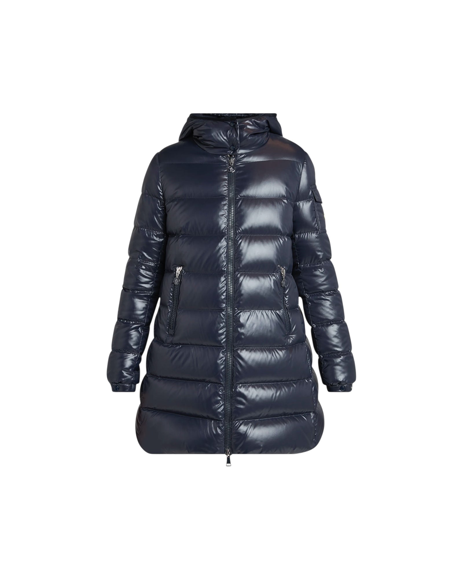 MONCLER COURCELLES LONG DOWN JACKET DARK BLUE – mania-k webshop