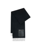 LOEWE ANAGRAM PATCH SCARF BLACK