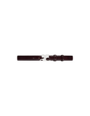 COURRÈGES LOGO BELT BURGUNDY
