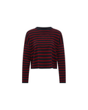 MONCLER STRIPED PULL RED/BLUE