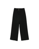 MONCLER TROUSER WIDE LEG BLACK