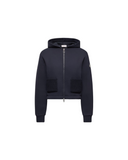 MONCLER KNIT ACCENT CARDIGAN DARK BLUE