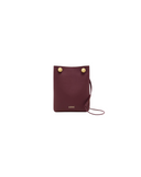 LOEWE PEBBLE POUCH BURGUNDY