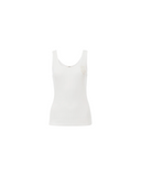 CHLOÉ LOGO PINEAPPLE TANK TOP WHITE