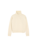 AMI PARIS ADC TURTLENECK TONAL ECRU