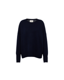 LISA YANG MILA PULL ROUND NECK NAVY