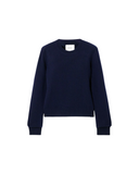 LISA YANG MABLE PULL ROUND NECK NAVY