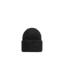 MONCLER LOGO BEANIE TONAL BLACK