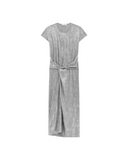 IRO TASMINE DRESS METALLIC GREY