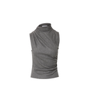 VERONICA BEARD MYLIE MOCK NECK GREY