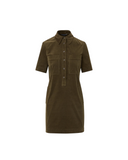 VERONICA BEARD KOULIS CORDUROY SHIRTDRESS CYPRESS