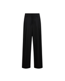 VINCE HIGH WAIST PLEATED TROUSER BLACK