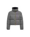 MONCLER CAREIL WOOL BOUCLÉ JACKET GREY
