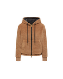 MONCLER REVERSIBLE CARDIGAN CAMEL/BLACK