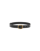 LOEWE ROUNDED SOFT BELT 3.5CM BLACK