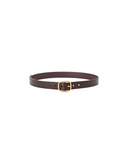 LOEWE ROUNDED BELT 3CM OXBLOOD