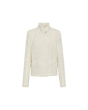 ISABEL MARANT GRAZIAE TWEED JACKET ECRU