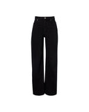 ISABEL MARANT DROMIE MID RISE STRAIGHT DENIM FADED BLACK