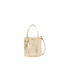 CHLOÉ SMALL SPIN TOTE BAG GOLD
