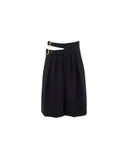 CHLOĖ BELTED SHORT BLACK