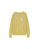 ISABEL MARANT ÉTOILE MARISANS LOGO PULL LIGHT YELLOW