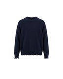 REPEAT PULL ROUND NECK NAVY