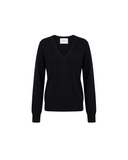 LISA YANG EMILIA V-NECK PULL BLACK