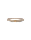 LOEWE REVERSIBNLE ANAGRAM BELT CLAY/GOLD