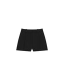 GIVENCHY PLEATED WOOL SHORT BLACK