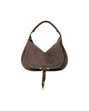 CHLOÉ MARCIE SUEDER SHOULDER BAG KOHL BROWN
