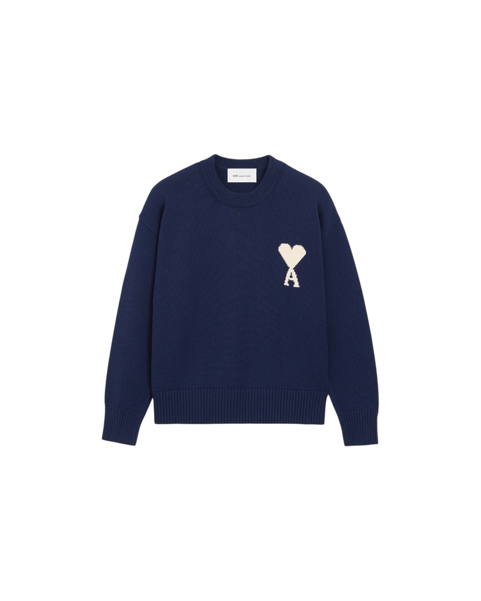AMI PARIS AMI DE COEUR SWEATER DARK BLUE – mania-k webshop