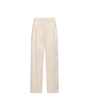 MONCLER TROUSER WIDE LEG ECRU