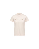 MONCLER T-SHIRT IVORY
