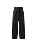DARKPARK STELLA TIE FRONT TROUSER BLACK