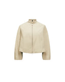 MONCLER GRUISSAN BOMBER JACKET BEIGE