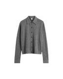 TOTEME RAGLAN SLEEVE CARDIGAN DARK GREY