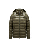 MONCLER DALLES SHORT DOWN JACKET KHAKI