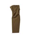 JACQUEMUS LA ROBE DRAP KHAKI