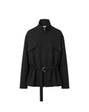 LOEWE BELTED JACKET BLACK