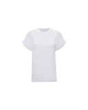 VICTORIA BECKHAM TILLY OVSD T-SHIRT  WHITE
