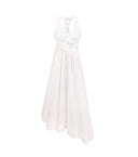 ZIMMERMANN LUNA APPLIQUE BIRDS MIDI DRESS IVORY