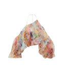 ZIMMERMANN LUNA FANNED CAMISOLE SPLICED FLORAL