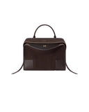 LOEWE LARGE AMAZONA 180 BAG SUEDE BROWN