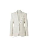 GIVENCHY SINGLE BREASTED BLAZER WHITE