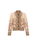 ZIMMERMANN INDRA BOMBER JACKET MULTICOLOR