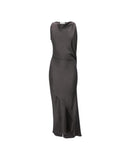 VICTORIA BECKHAM KYRA DRAPED MIDI DRESS ORE